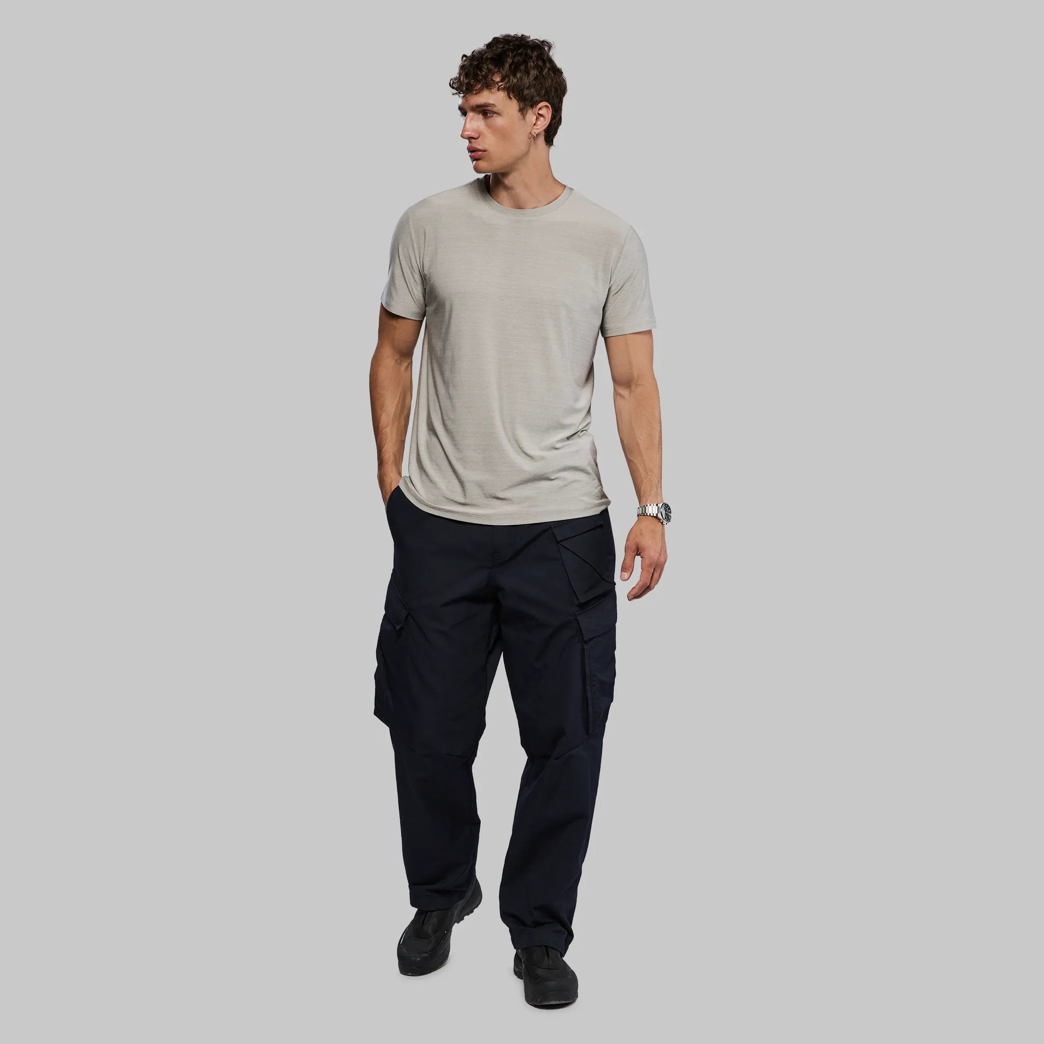 Vollebak Shielding Modal Blend T-Shirt Silver