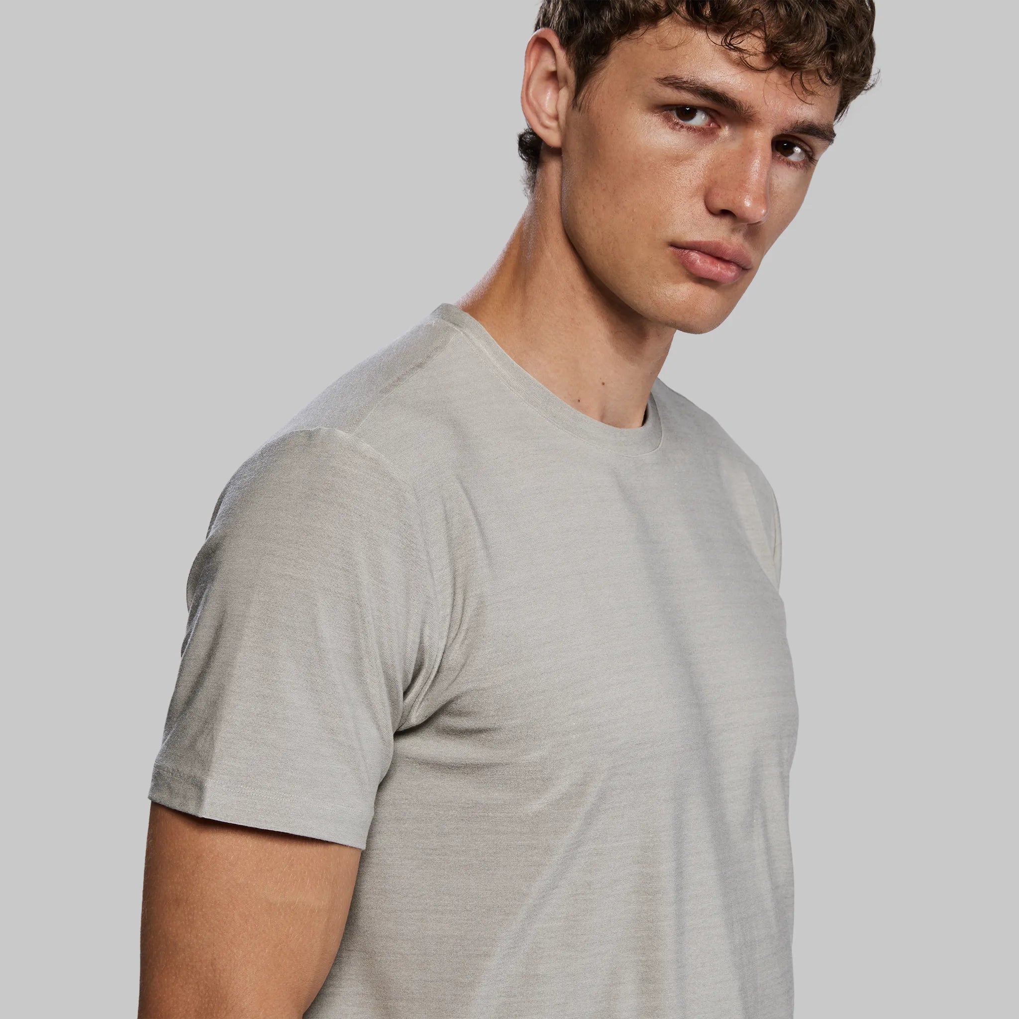 Vollebak Shielding Modal Blend T-Shirt Silver